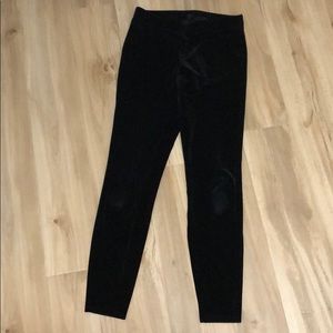Velvet leggings